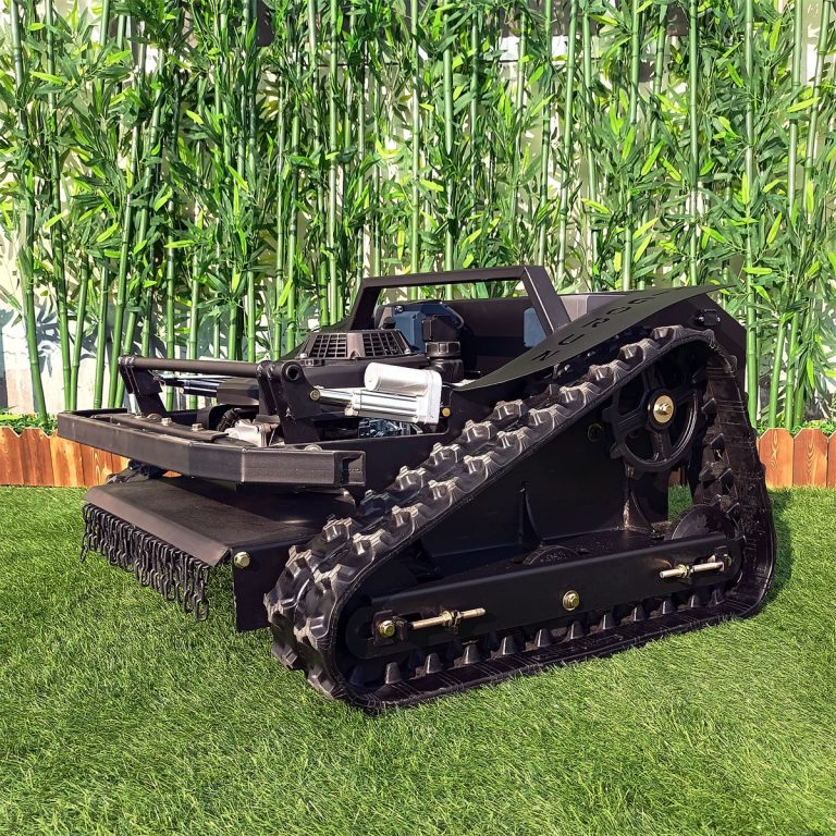 Remote de caoutchouc Track Ecological Garden Mower Robot China Manufacturer Factory